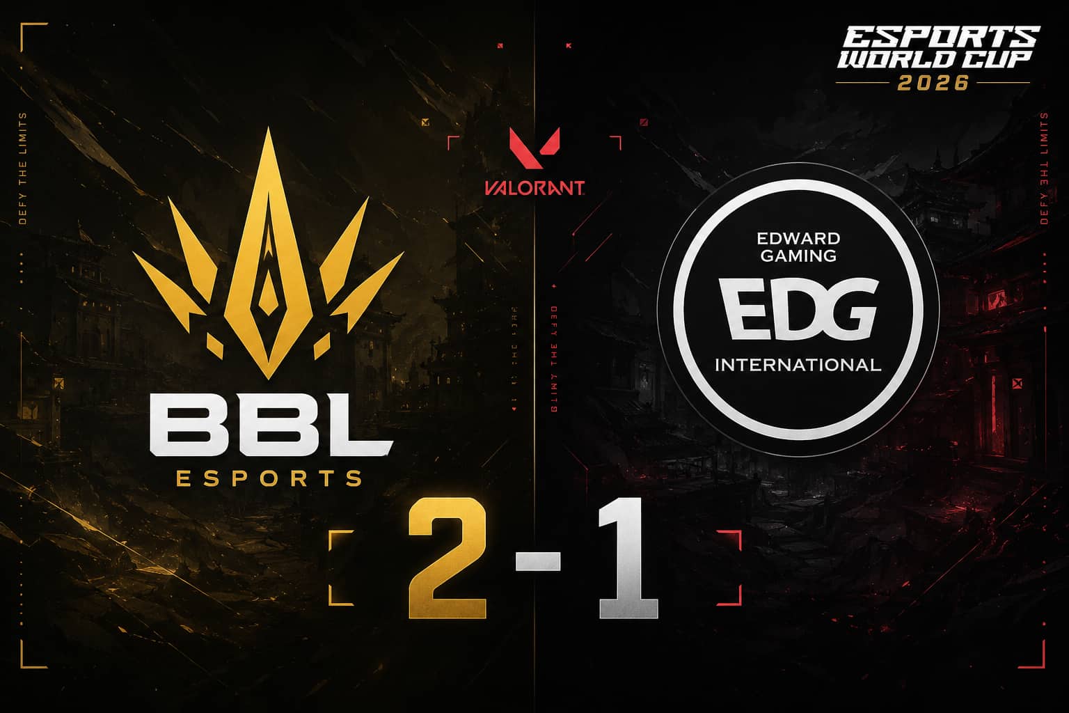 BBL Esports vs EDward Gaming Result Esports World Cup 2026