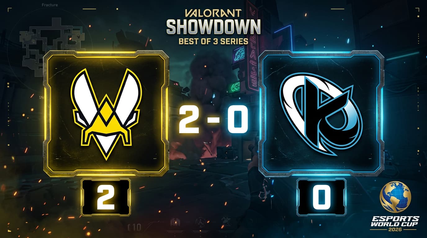 Team Vitality vs Karmine Corp Result Esports World Cup 2026