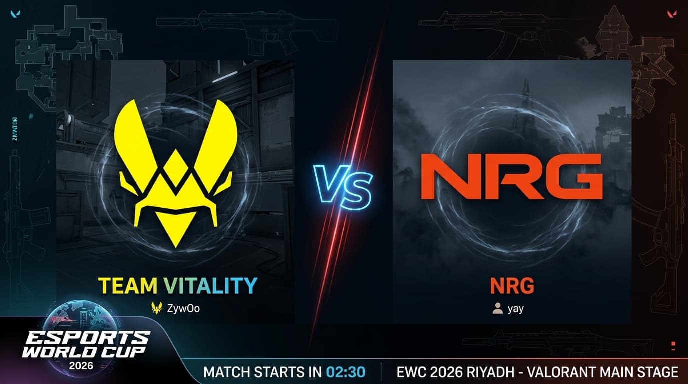 Team Vitality vs NRG Prediction Esports World Cup 2026