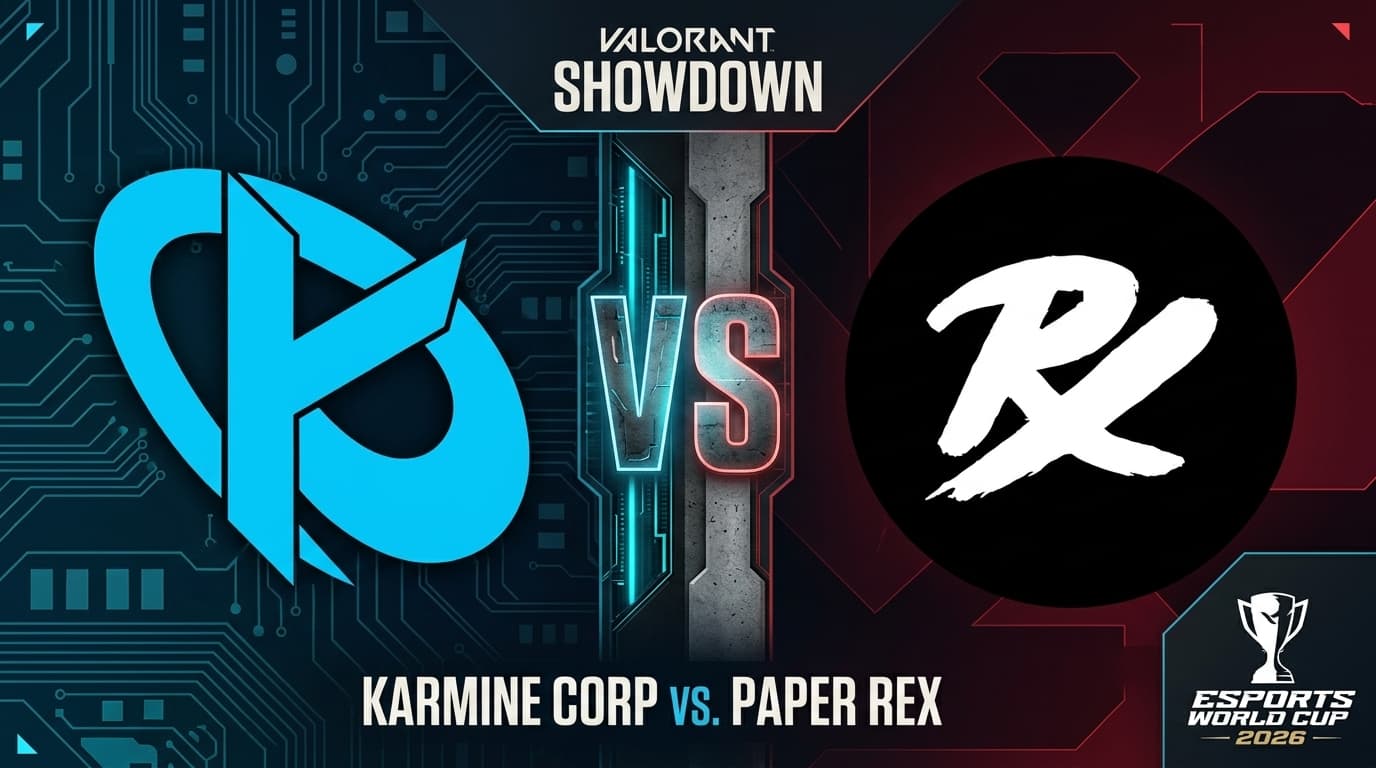 Karmine Corp vs Paper Rex Prediction Esports World Cup 2026